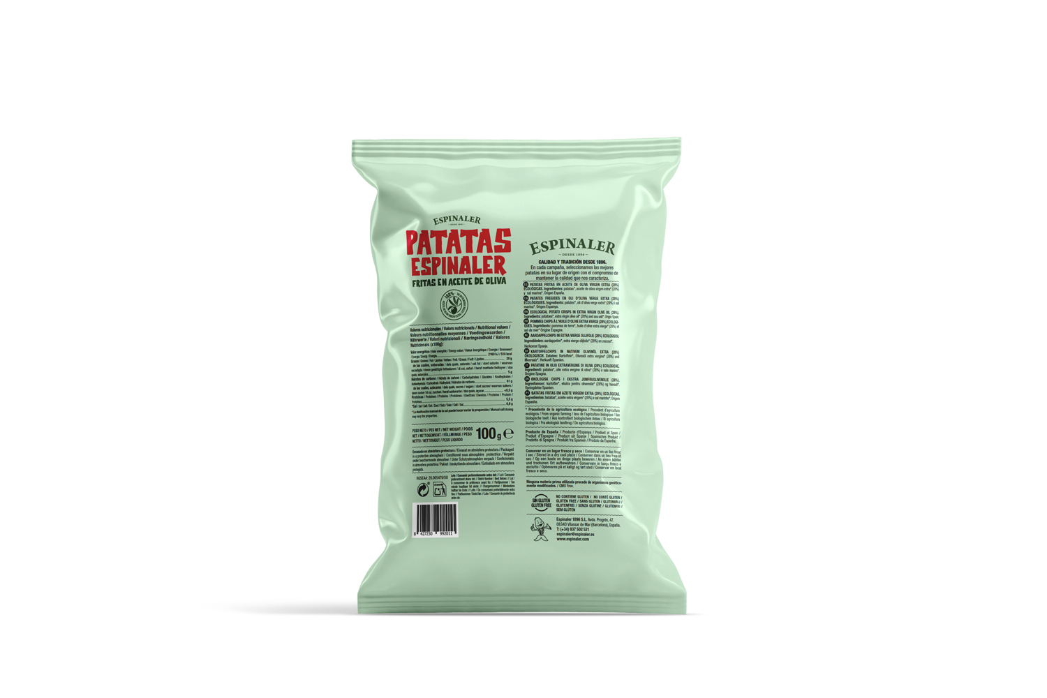 Patatas Fritas Espinaler Ecológicas 100gr - Imagen 2