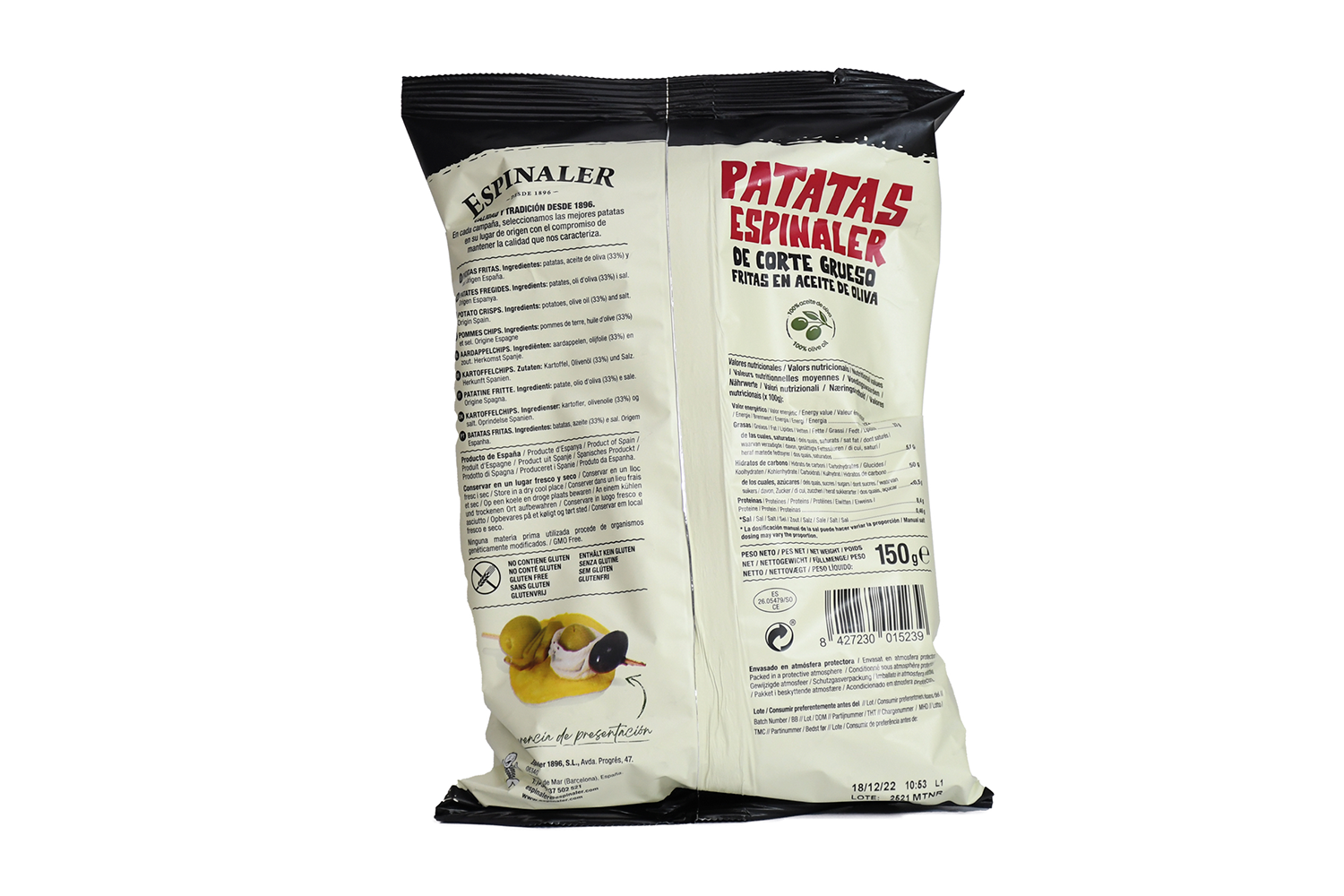 Patatas Corte Grueso Espinaler 150g - Imagen 2