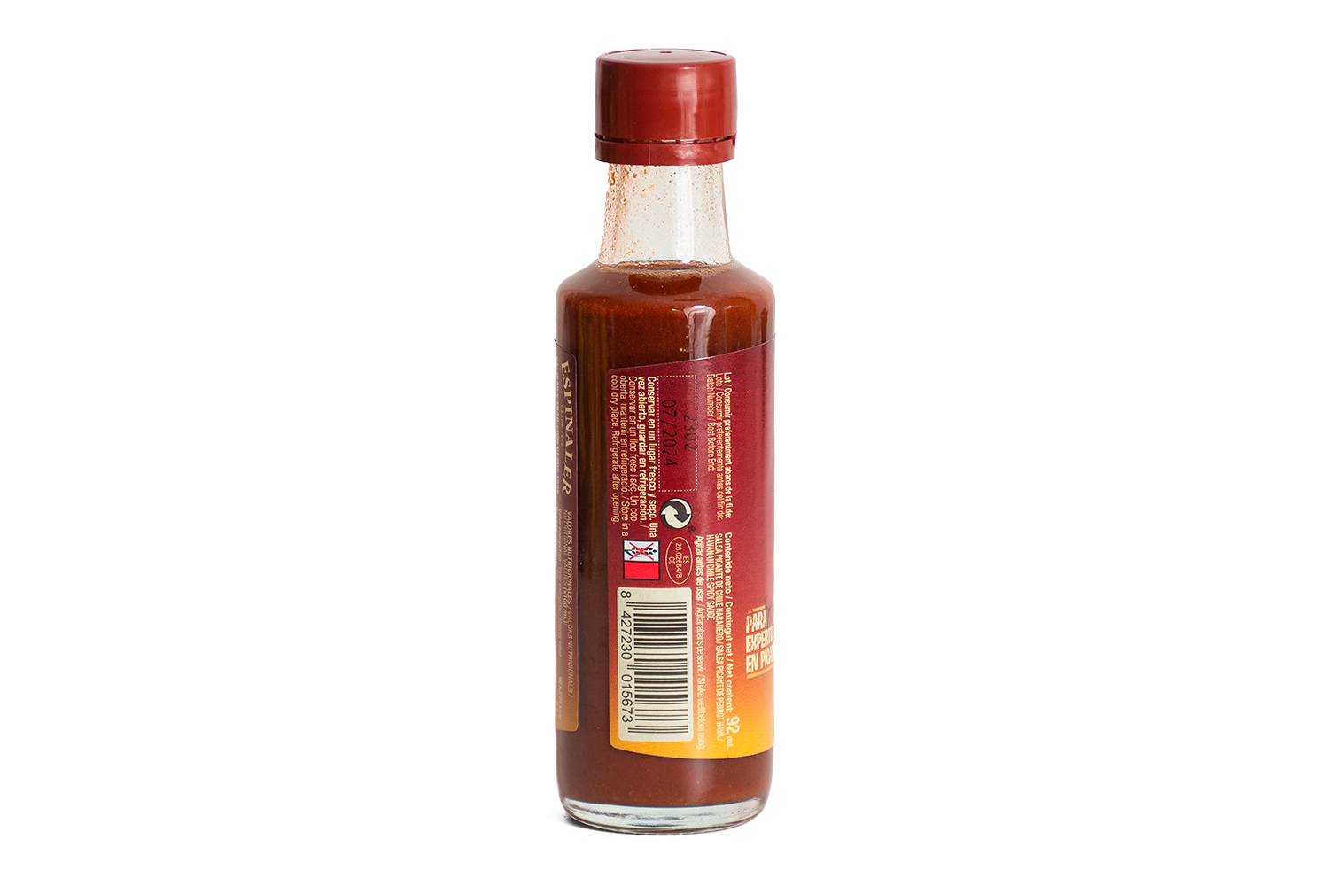 Salsa Espinaler Chile Habanero 92ml - Imagen 2