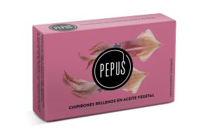 Chipirones rellenos Pepus en aceite vegetal