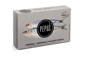Sardinillas en aceite vegetal Pepus