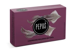 Chipirones rellenos en tinta Pepus