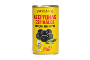 Aceitunas Negras Sin Hueso Espinaler (350g)